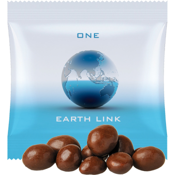 Bio Schoko-Erdnüsse, ca. 7g, Mini-Tüte