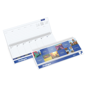 Tisch-Querkalender Master Register Cover-Star gloss-individuell bestseller
