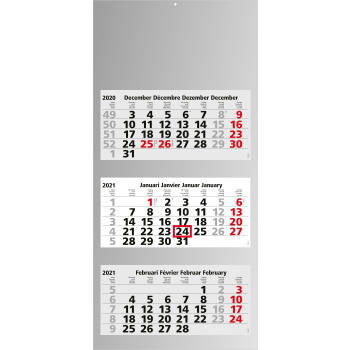 Mehrblock-Monatskalender Maxi Light 3 bestseller
