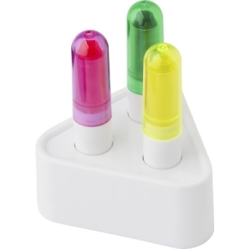 Textmarker Set 'Basic' aus Kunststoff