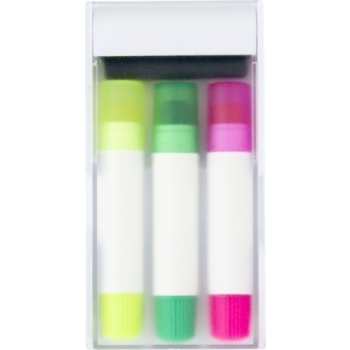 Textmarker Set 'Basic' aus Kunststoff