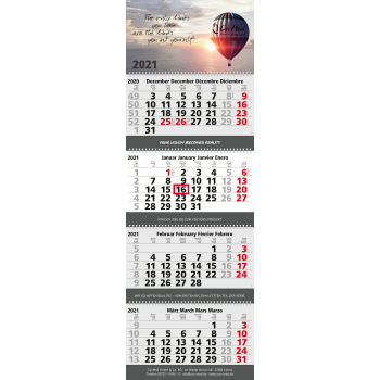 Mehrblock-Monatskalender Quadro Wire-O 4 bestseller