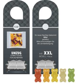 Bio Gummibärchen, ca. 10g, Türhänger