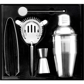Cocktailshaker-Set aus Edelstahl