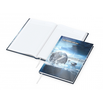 Business-Notizbücher - fest gebunden Note-Book A5 bestseller, 4C-Digital, gloss-individuell