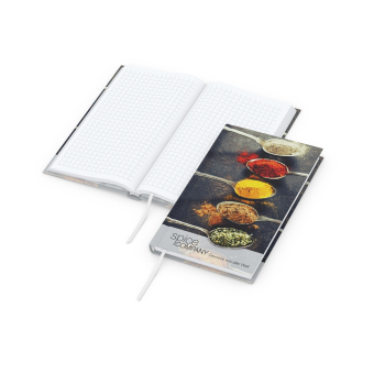 Business-Notizbücher - fest gebunden Note-Book Pocket bestseller, 4C-Digital, gloss-individuell