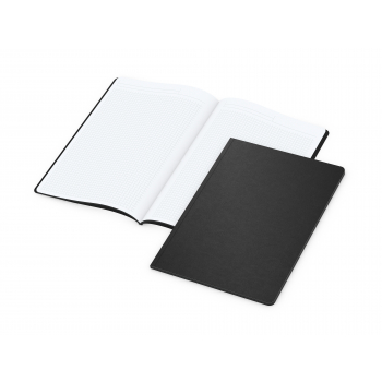 Business-Notizbücher - fest gebunden Tablet-Book Slim A4, Farbschnitt und Prägung