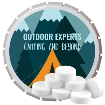 Bio Pfefferminz Drops, ca. 20g, Klick-Klack Dose weiß