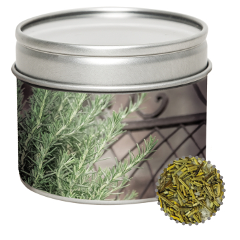 Gewürzmischung Rosmarin-Salz, ca. 75g, Metalldose mit Sichtfenster