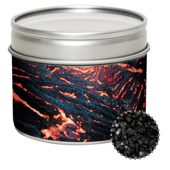 Gewürzmischung Black Lava Salz, ca. 110g, Metalldose mit Sichtfenster