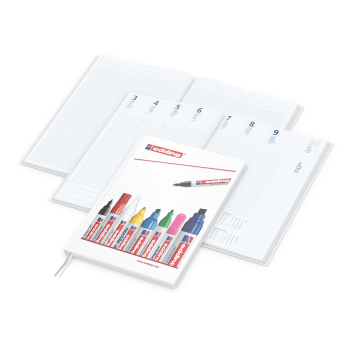 Hybrid-Wochentimer Note-Hybrid A4 bestseller, 4C-Digital, gloss-individuell