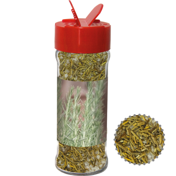 Gewürzmischung Rosmarin-Salz, ca. 65g, Glas mit Streuaufsatz
