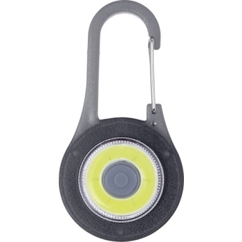 Karabinerhaken 'Reflect' mit LED Licht aus ABS-Kunststoff