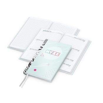 Hybrid-Wochentimer Note-Hybrid Pocket bestseller, 4C-Digital, gloss-individuell