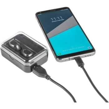 BT-Wireless Kopfhörer 'Detroit' mit Powerbank aus Kunststoff