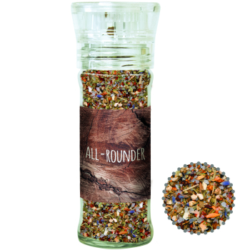Bio Gewürzmischung Alleskönner, ca. 50g, transparente Gewürzmühle