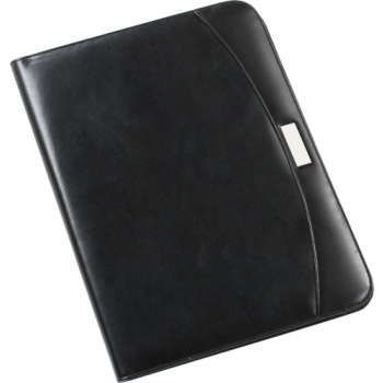 Charles Dickens Schreibmappe 'Doughty' mit Metall-Label und Hülle aus Kunstleder