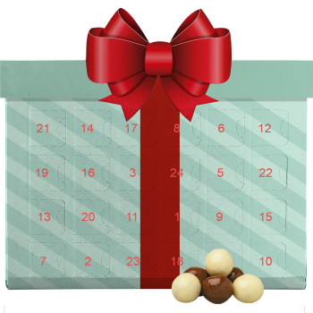 Knusperkugeln-Mix, ca. 50g, Adventskalender Mini Geschenk