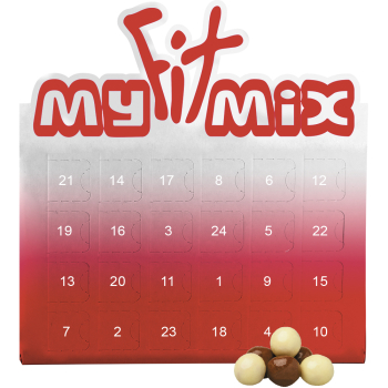 Knusperkugeln-Mix, ca. 50g, Adventskalender Mini individuelle Sonderform