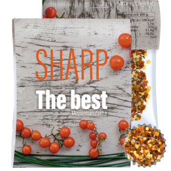 Bio Gewürzmischung Feuer und Flamme, ca. 10g, Express Midi-Tüte mit Werbereiter