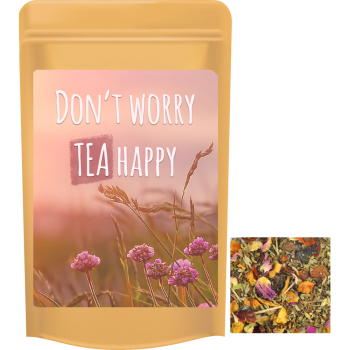 Kräutertee Glücksgefühle, ca. 15g, Standbeutel Mini