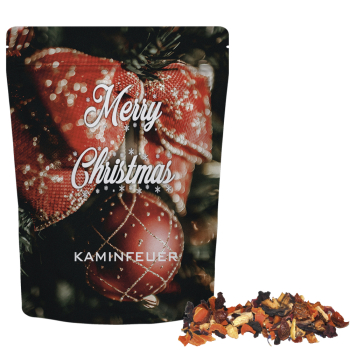 Kaminfeuer Tee, ca. 55g, cmyk Standbeutel Midi