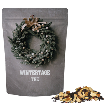Wintertage Tee, ca. 55g, cmyk Standbeutel Midi