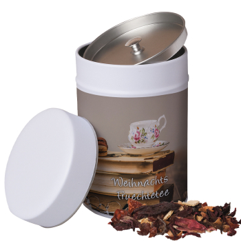 Bio Weihnachts Früchtetee, ca. 140g, Metalldose Maxi
