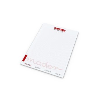 Print-Werbemittel Schreibblock A4 bestseller, 50 Blatt