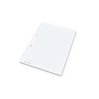 Print-Werbemittel Schreibblock A4 bestseller, 50 Blatt mit 2-fach Abheftlochung 