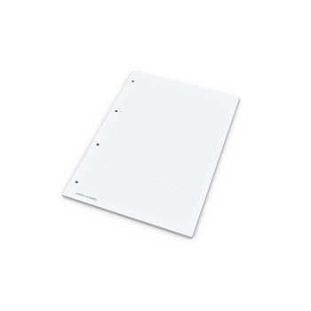 Print-Werbemittel Schreibblock A4 bestseller, 50 Blatt mit 4-fach Abheftlochung 