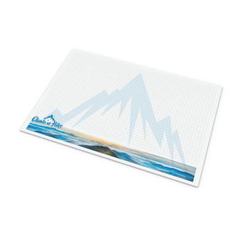 Print-Werbemittel Schreibunterlage recycling, 50 Blatt