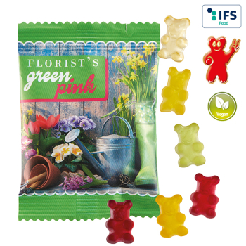 Vegane Premium-Bärchen im konventionellen Tütchen