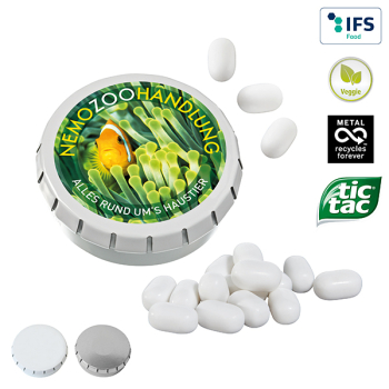 SUPER-MINI-Drück-mich-Dose mit tic tac, 22g