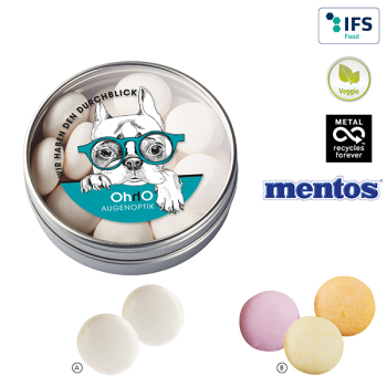 Klarsichtdose mit mentos