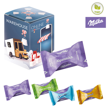 Mini Promo-Tower mit Milka Favourites Mix
