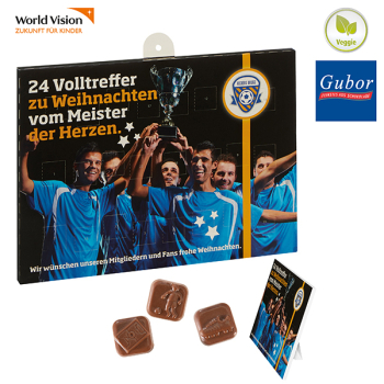 Sport-Schoko-Adventskalender, Fußballmotive