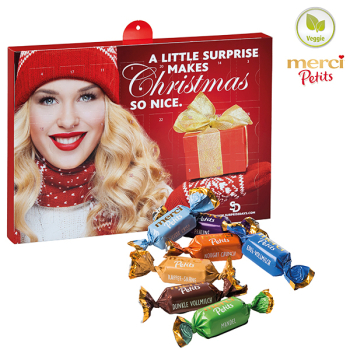 Premium Präsent-Adventskalender mit merci Petits