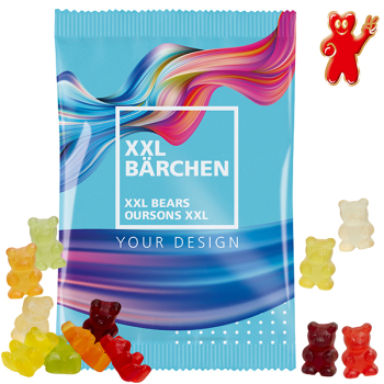 Fruchtgummi 100g mit XXL Bärchen - kleine Menge