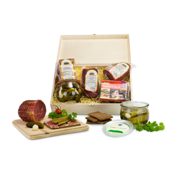 Geschenkset / Präsenteset: Schinkenkiste
