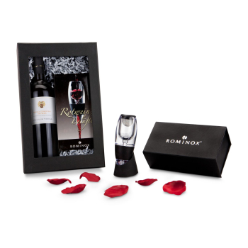 Geschenkset / Präsenteset: Rotweinbelüfter für's Glas