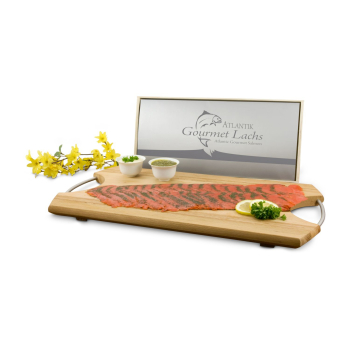 Geschenkartikel / Präsentartikel: Lachs-Geschenk: Graved