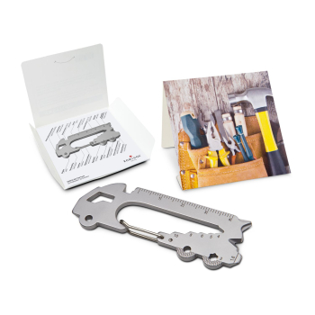 Geschenkartikel: ROMINOX® Key Tool / Multifunktionswerkzeug im Motiv-Mäppchen Werkzeug
