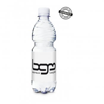 500 ml PromoWater - Mineralwasser, still - Eco Papier-Etikett