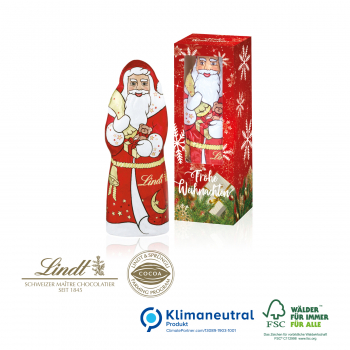 Weihnachtsmann von Lindt, 40 g, Klimaneutral, FSC®