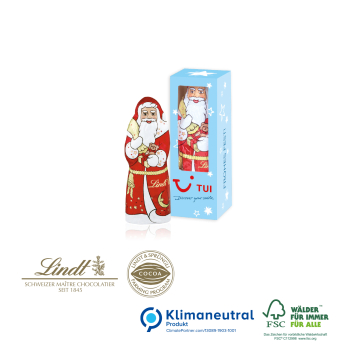Weihnachtsmann von Lindt, 10 g, Klimaneutral, FSC®