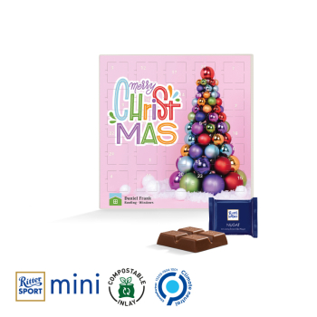 Adventskalender quadratisch Ritter SPORT Mini