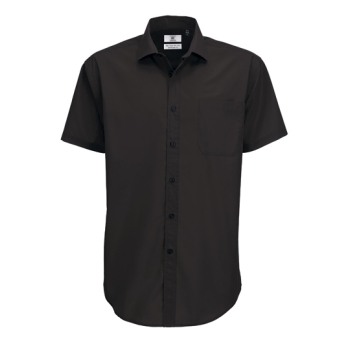 Men´s Poplin Shirt Smart Short Sleeve