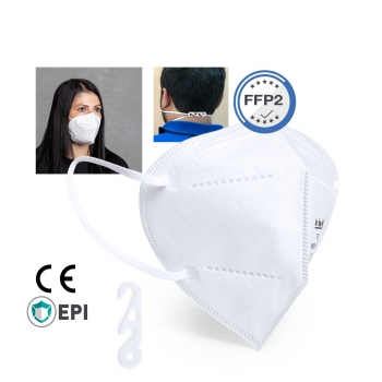 FFP2 Maske faltbar, Schutzmaske mit Gummizügen