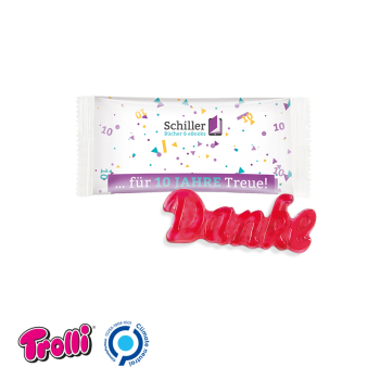Trolli - Fruchtgummi 1er Danke